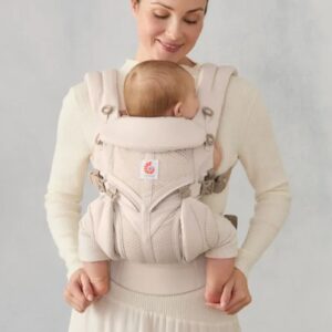 ERGOBABY Omni Classic Mesh mazuļu ergosoma/ķengursoma krāsa Natural Beige