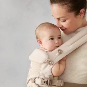 ERGOBABY Omni Classic Mesh mazuļu ergosoma/ķengursoma krāsa Natural Beige