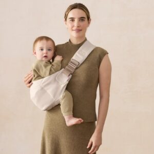 ERGOBABY Upsie Sling bērnu pārnēsāšanas soma krāsa Natural Beige