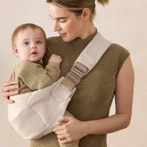 ERGOBABY Upsie Sling bērnu pārnēsāšanas soma krāsa Natural Beige