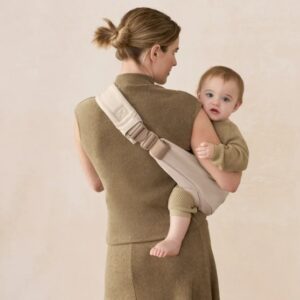 ERGOBABY Upsie Sling bērnu pārnēsāšanas soma krāsa Natural Beige