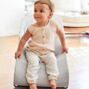 ERGOBABY Evolve Knit 3in1 šūpuļkrēsls mazuļiem krāsa Light Grey