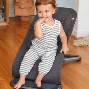 ERGOBABY Evolve Knit 3in1 šūpuļkrēsls mazuļiem krāsa Charcoal Grey