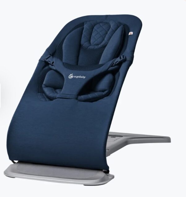 Autokreslini.lv | Evolve Soft Knit 3-in-1 šūpuļkrēsls mazuļiem krāsa Midnight Blue bilde #1