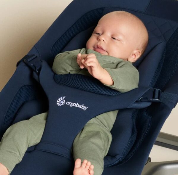 Autokreslini.lv | Evolve Soft Knit 3-in-1 šūpuļkrēsls mazuļiem krāsa Midnight Blue bilde #7