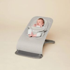 ERGOBABY Evolve Mesh 3in1 šūpuļkrēsls mazuļiem krāsa Light Grey