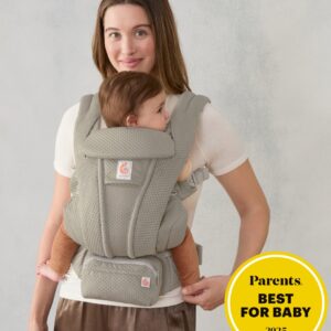 ERGOBABY Omni Deluxe Mesh mazuļu ergosoma/ķengursoma krāsa Soft Olive