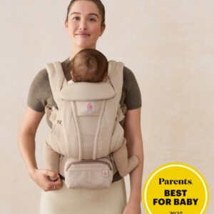 ERGOBABY Omni Deluxe Mesh mazuļu ergosoma/ķengursoma krāsa Natural Beige