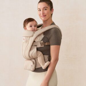 ERGOBABY Omni Deluxe Mesh mazuļu ergosoma/ķengursoma krāsa Natural Beige