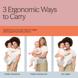 ERGOBABY Hip Lift Seat bērnu pārnēsāšanas sēdeklis krāsa Natural Beige
