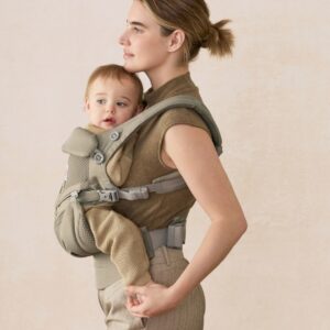 ERGOBABY Omni Classic Mesh mazuļu ergosoma/ķengursoma krāsa Soft Olive