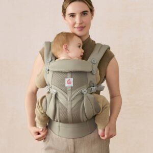 ERGOBABY Omni Classic Mesh mazuļu ergosoma/ķengursoma krāsa Soft Olive