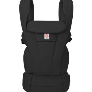 ERGOBABY Omni Deluxe Cotton mazuļu ergosoma/ķengursoma krāsa Onyx Black
