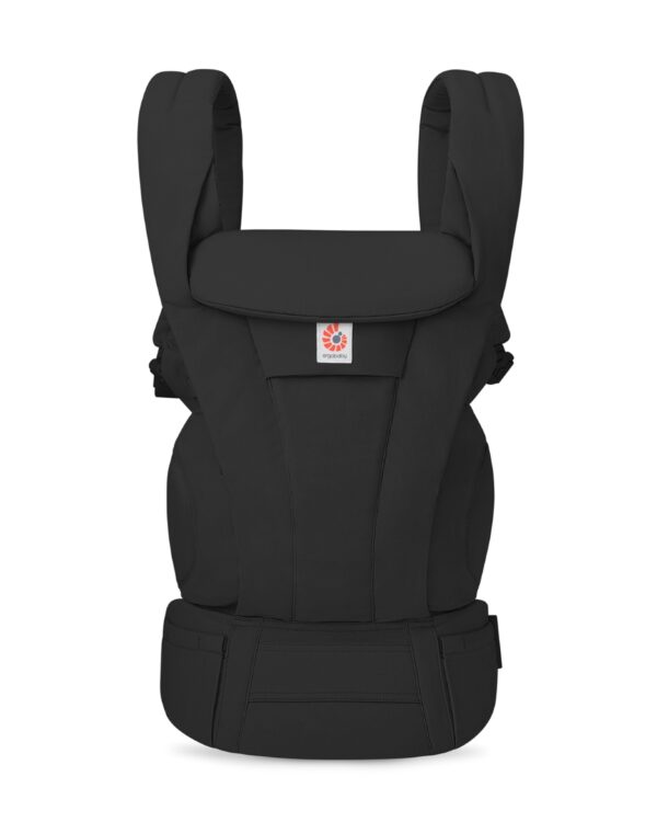Autokreslini.lv | Omni Deluxe Cotton mazuļu ergosoma/ķengursoma krāsa Onyx Black bilde #1