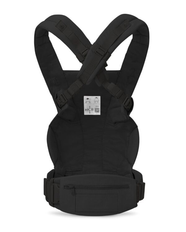 Autokreslini.lv | Omni Deluxe Cotton mazuļu ergosoma/ķengursoma krāsa Onyx Black bilde #7