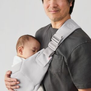 ERGOBABY Upsie Sling bērnu pārnēsāšanas soma krāsa Pearl Grey