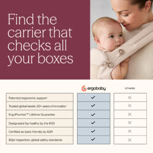 ERGOBABY Omni Deluxe Cotton mazuļu ergosoma/ķengursoma
