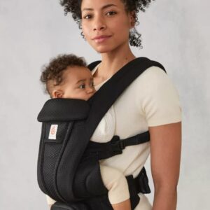 ERGOBABY Omni Deluxe Mesh mazuļu ergosoma/ķengursoma krāsa Onyx Black