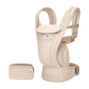 ERGOBABY Omni Deluxe Mesh mazuļu ergosoma/ķengursoma krāsa Natural Beige