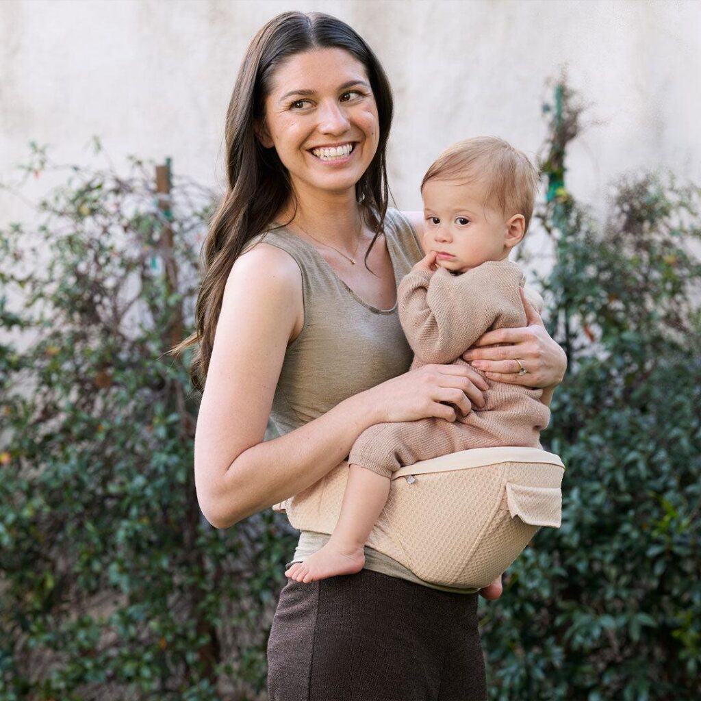 ERGOBABY Hip Lift Seat bērnu pārnēsāšanas sēdeklis krāsa Natural Beige