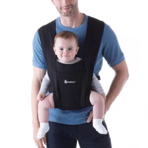 ERGOBABY Embrace mazuļu ergosoma/ķengursoma krāsa Pure Black
