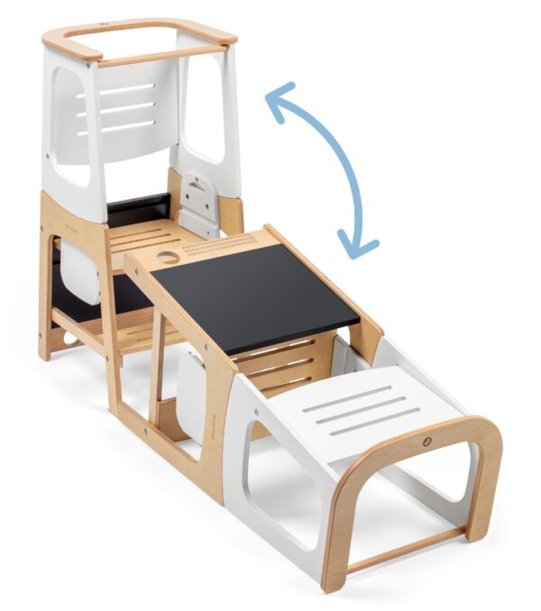 Autokreslini.lv | TOUCAN 3in1 Learning Tower mācību tornis un galdiņš bērniem krāsa NAT bilde #3