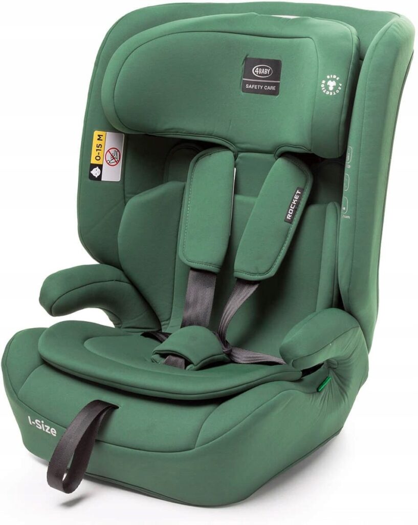 4Baby Rocket autokrēsliņš bērniem 76-150cm krāsa Dark Green