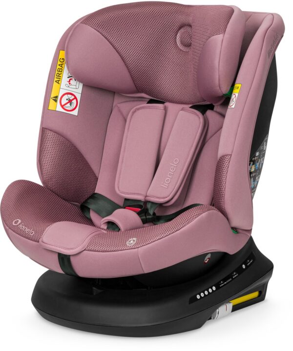 Lionelo Bastiaan PLUS autokrēsliņš bērniem 40-150cm krāsa Pink Mauve