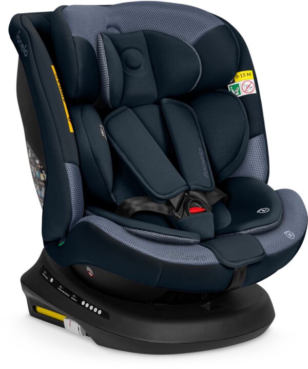 Lionelo Bastiaan PLUS autokrēsliņš bērniem 40-150cm krāsa Navy Blue