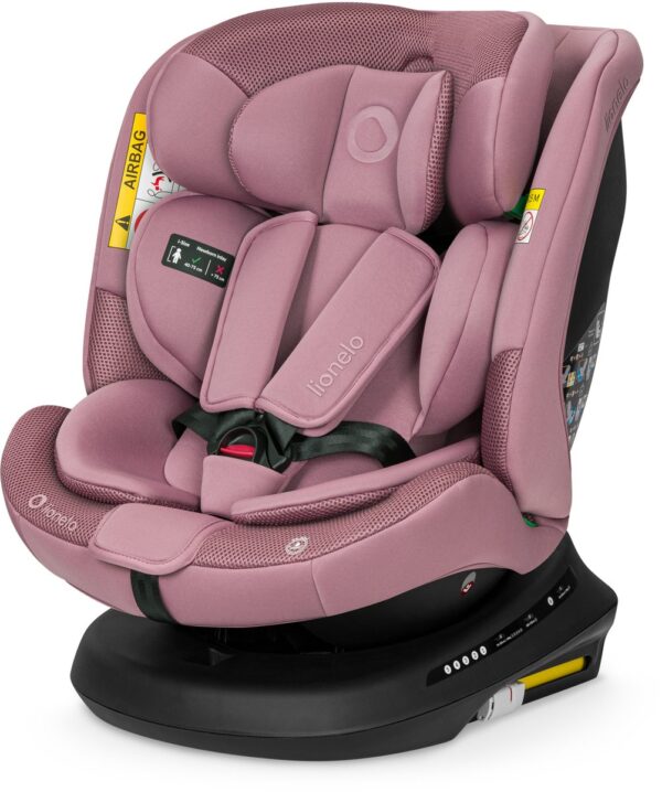 Lionelo Bastiaan PLUS autokrēsliņš bērniem 40-150cm krāsa Pink Mauve