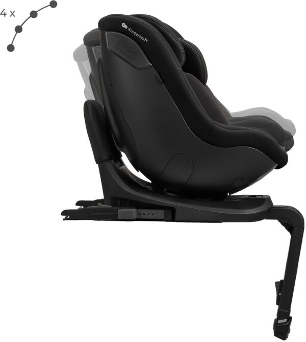 Kinderkraft I-Guard I-Size autokrēsliņš bērniem 40-105cm ar mazuļu ieliktni krāsa Black