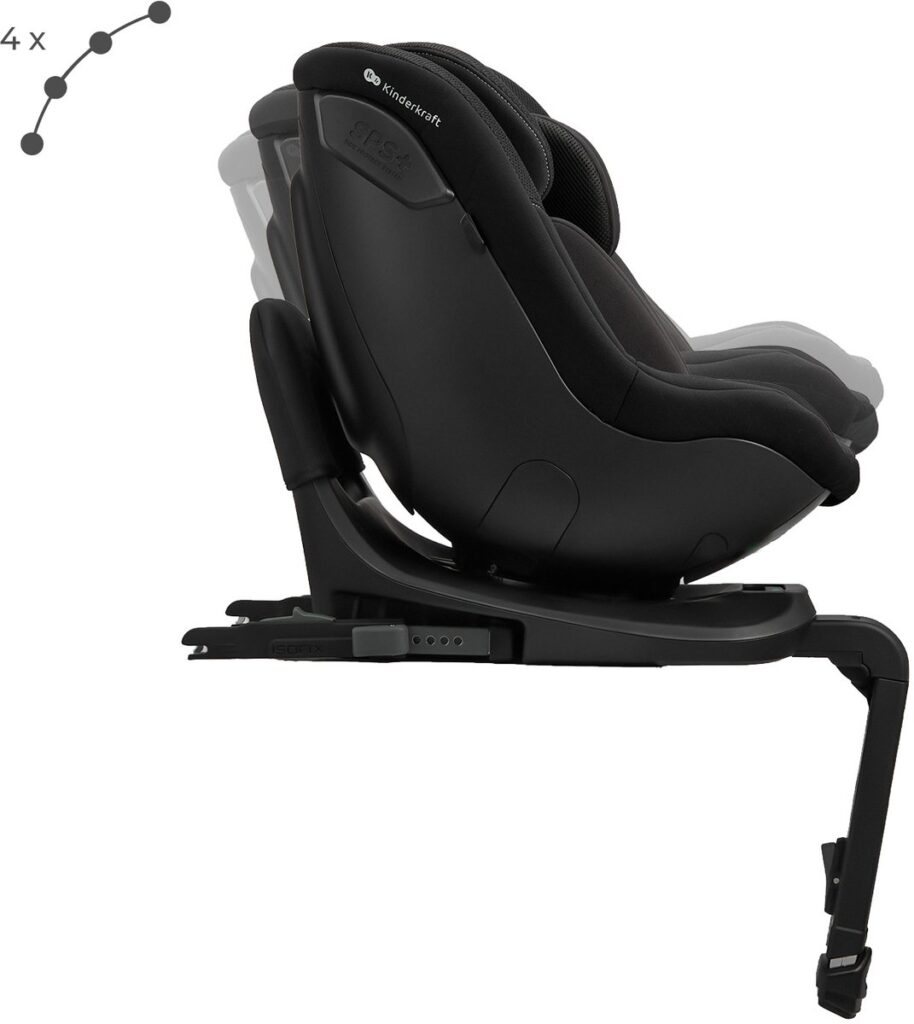Kinderkraft I-Guard I-Size autokrēsliņš bērniem 40-105cm ar mazuļu ieliktni krāsa Black