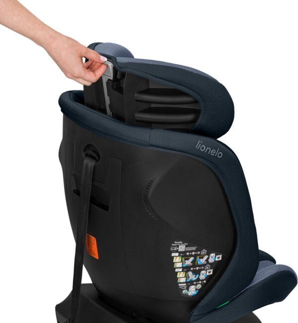 Lionelo Bastiaan PLUS autokrēsliņš bērniem 40-150cm krāsa Navy Blue