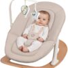 Lionelo CELIA Rocker mazuļu šūpuļkrēsliņš krāsa NATURAL WOOD