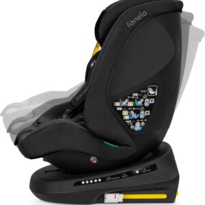 Lionelo Bastiaan PLUS autokrēsliņš bērniem 40-150cm krāsa Black Carbon