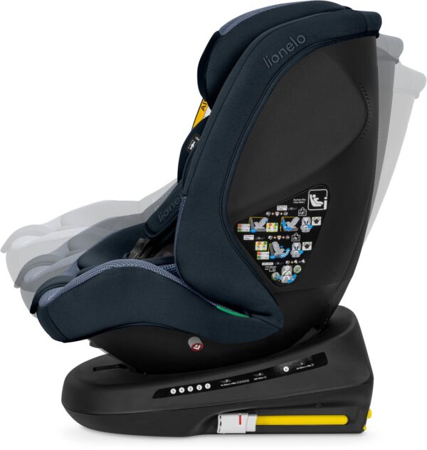 Lionelo Bastiaan PLUS autokrēsliņš bērniem 40-150cm krāsa Navy Blue