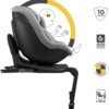 Kinderkraft I-Guard I-Size autokrēsliņš bērniem 40-105cm ar mazuļu ieliktni krāsa Grey