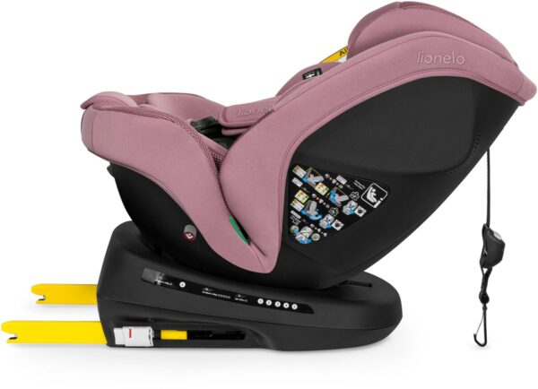 Lionelo Bastiaan PLUS autokrēsliņš bērniem 40-150cm krāsa Pink Mauve