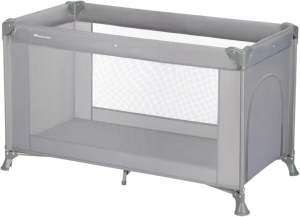 Autokreslini.lv | Travel Cot Sweet Dreams bērnu ceļojumu gultiņa krāsa Mineral Grey bilde #1