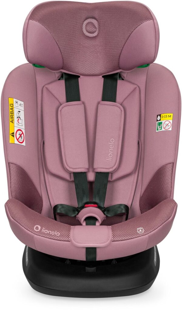 Lionelo Bastiaan PLUS autokrēsliņš bērniem 40-150cm krāsa Pink Mauve