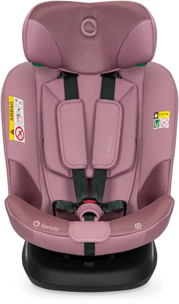Lionelo Bastiaan PLUS autokrēsliņš bērniem 40-150cm krāsa Pink Mauve