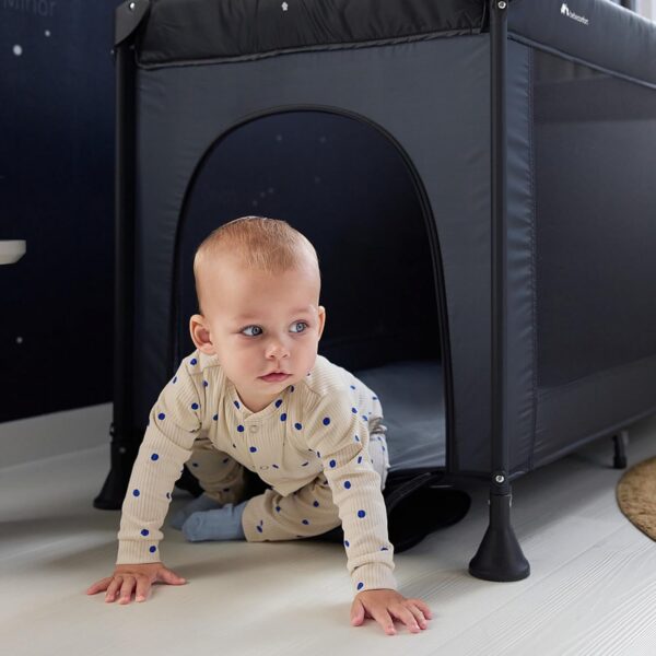 Autokreslini.lv | Travel Cot Sweet Dreams bērnu ceļojumu gultiņa krāsa Mineral Grey bilde #9
