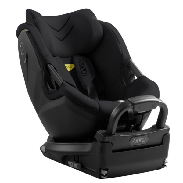 Axkid SpinKid 2 rotējošs atpakaļskata autokrēsliņš bērniem 40-105cm krāsa Coastal Storm Black