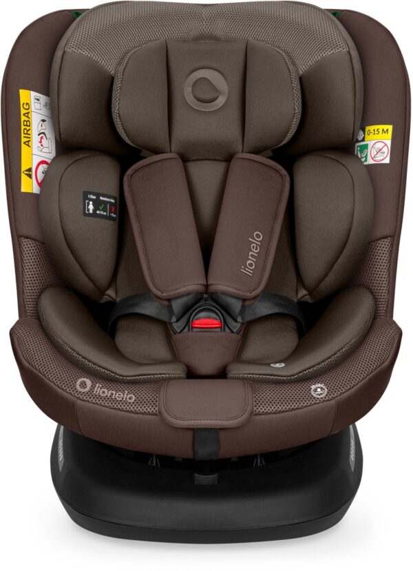 Lionelo Bastiaan PLUS autokrēsliņš bērniem 40-150cm krāsa Beige Chocolate