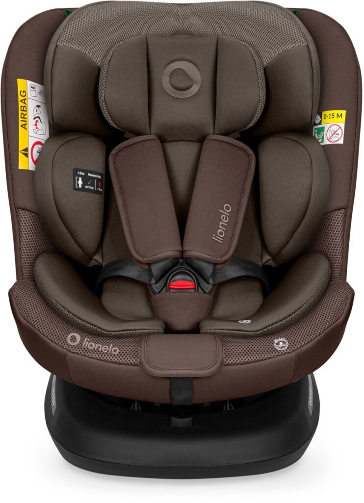 Lionelo Bastiaan PLUS autokrēsliņš bērniem 40-150cm krāsa Beige Chocolate