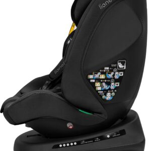 Lionelo Bastiaan PLUS autokrēsliņš bērniem 40-150cm krāsa Black Carbon