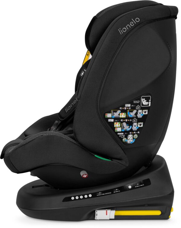 Lionelo Bastiaan PLUS autokrēsliņš bērniem 40-150cm krāsa Black Carbon