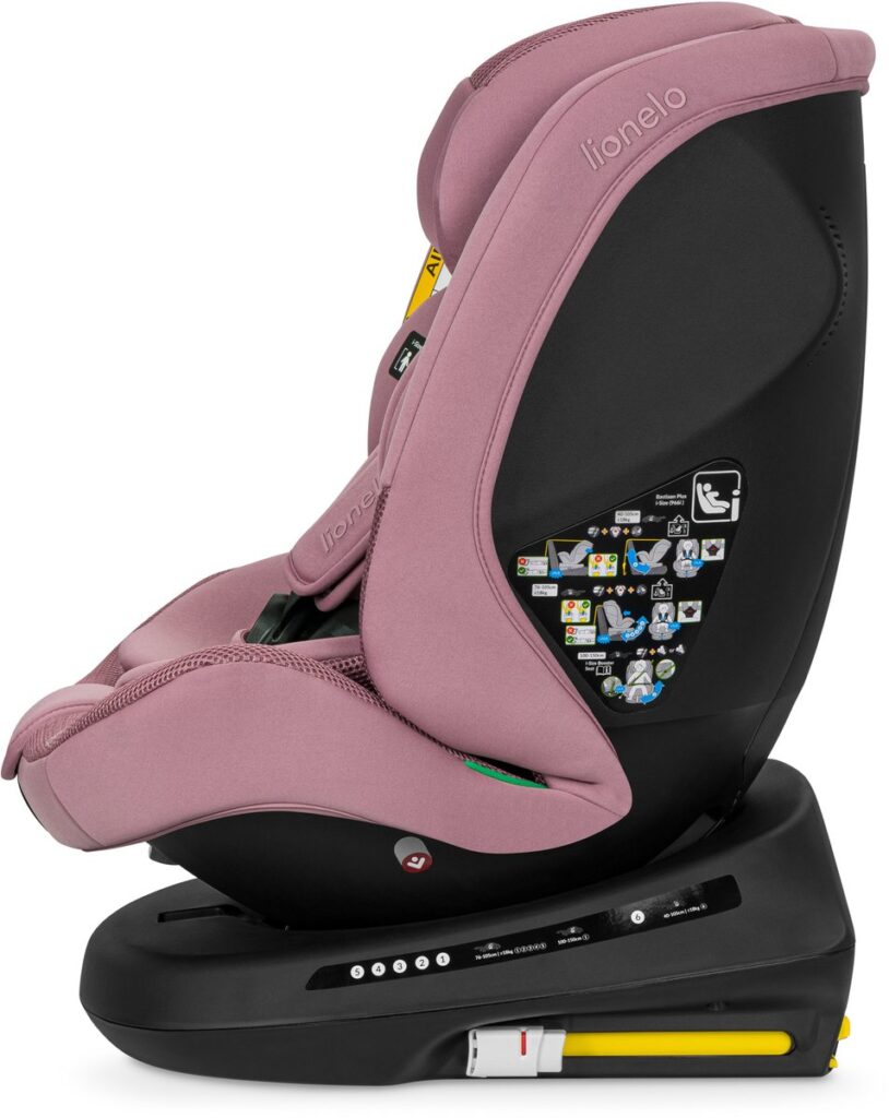 Lionelo Bastiaan PLUS autokrēsliņš bērniem 40-150cm krāsa Pink Mauve