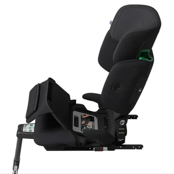 Axkid UP autokrēsliņš bērniem 100-150cm krāsa Coastal Storm Black