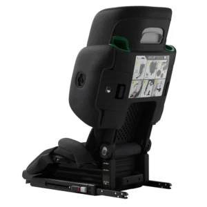 Axkid UP autokrēsliņš bērniem 100-150cm krāsa Coastal Storm Black